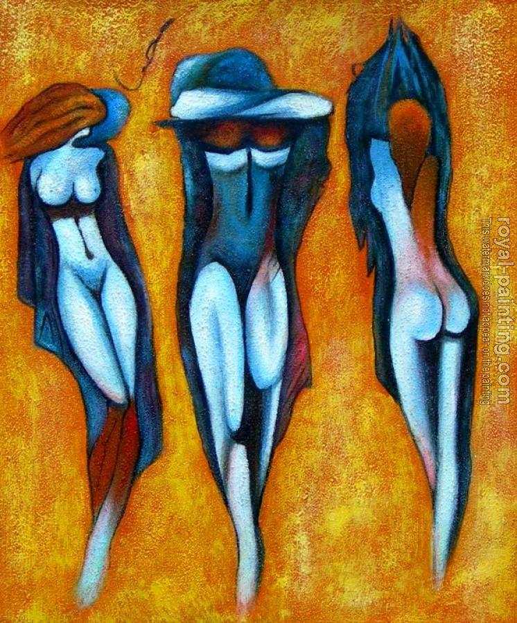 Hand Painted : Modern oil painting Hand Painted : Modern oil painting